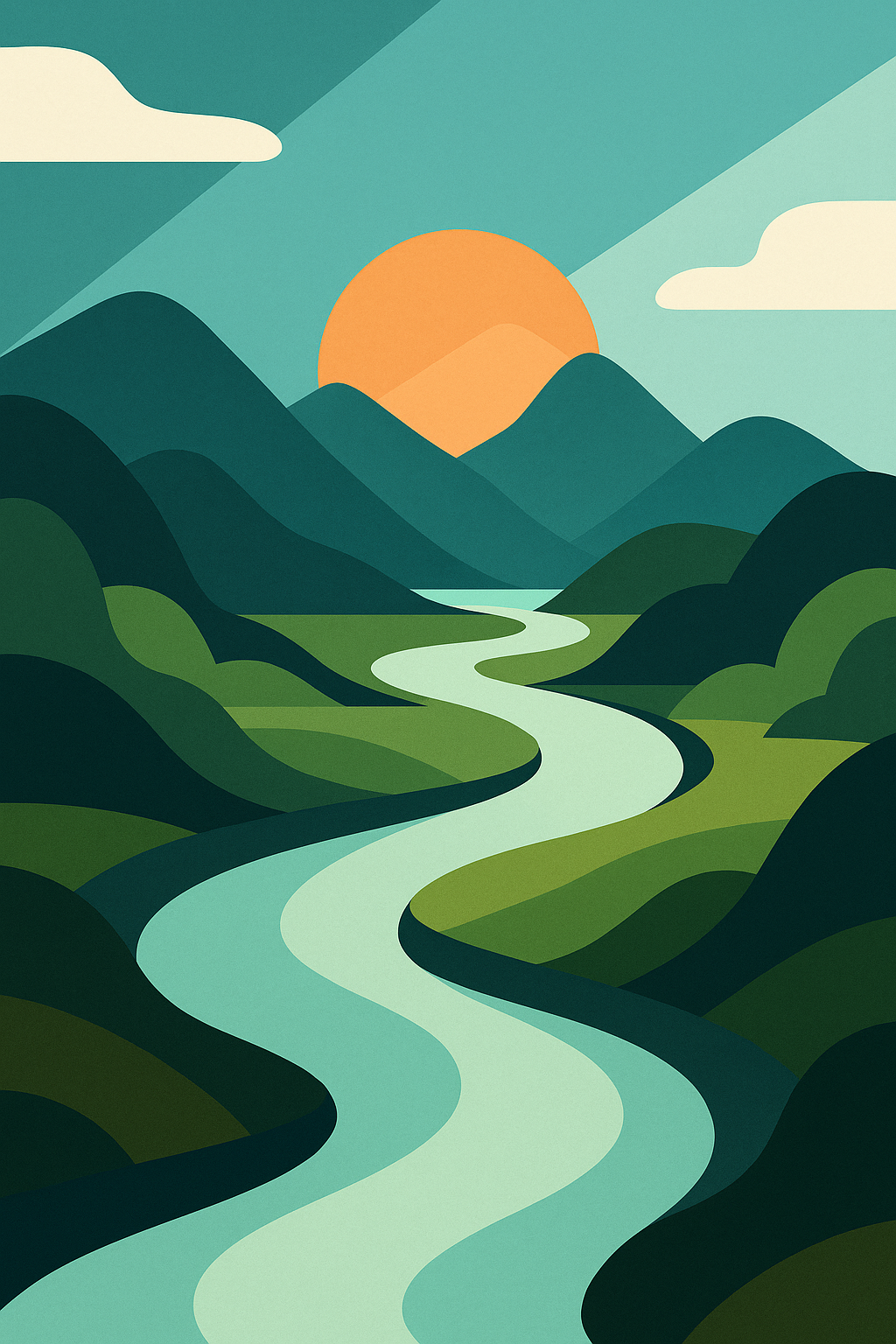 Sunset Riverside Run